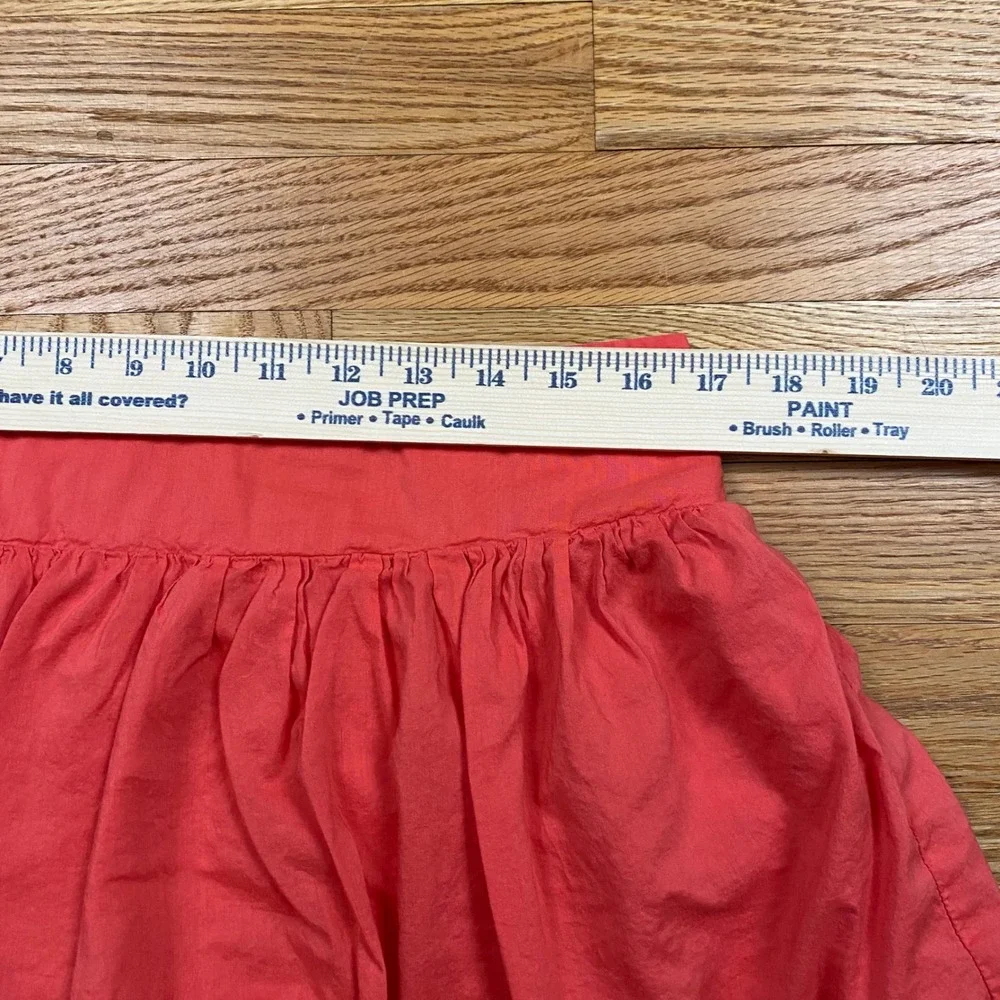 Aeropostale Embroidered Mini Skirt Womens XL Coral Pink Boho‎ Cottagecore Retro